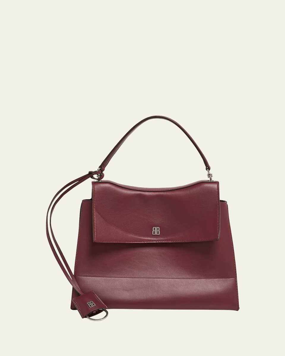 Nano Smooth Leather Top-Handle Bag